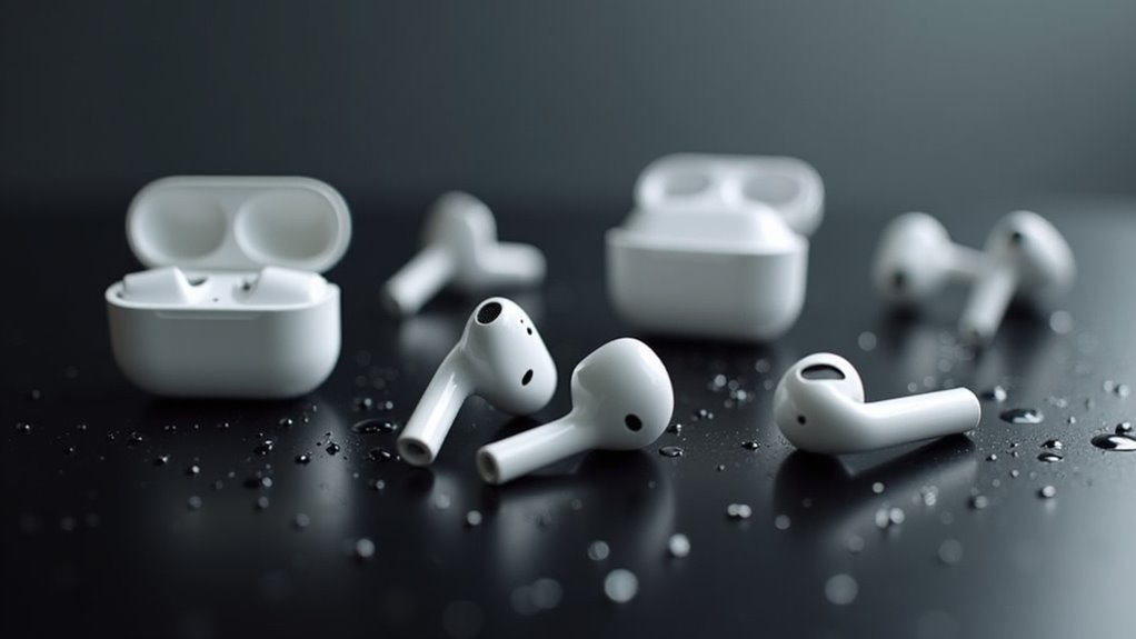 porównanie odporności AirPods na wilgoć