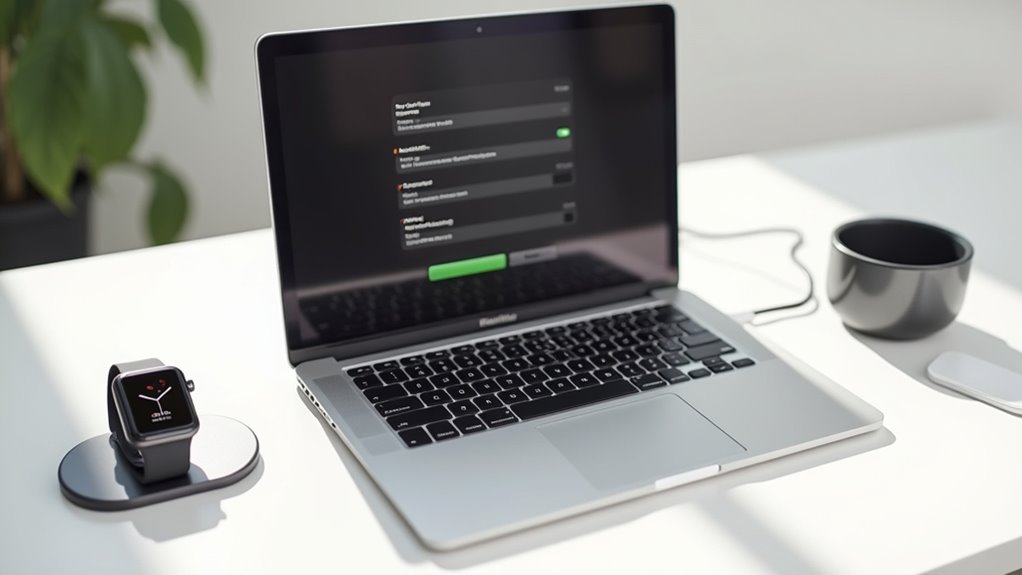 integracja Apple Watch z komputerem Mac