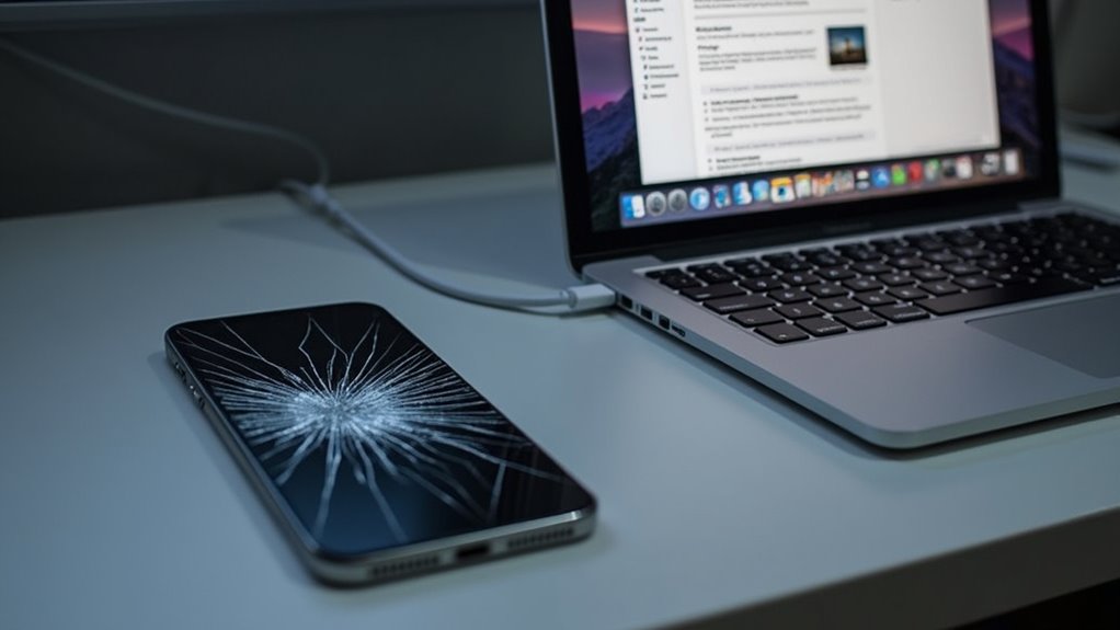 kopie zapasowe danych bez ekranu