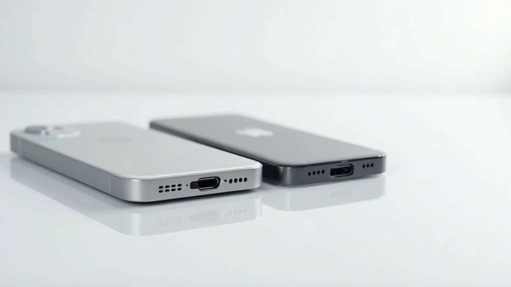 porty ładowania lightning a USB-C