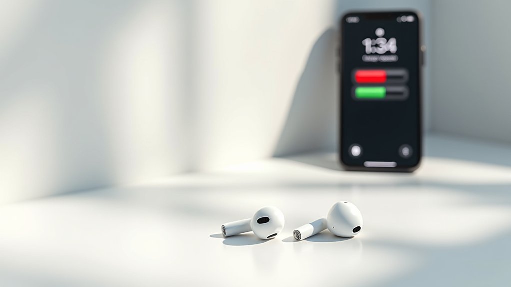 sprawdź poziom baterii AirPods