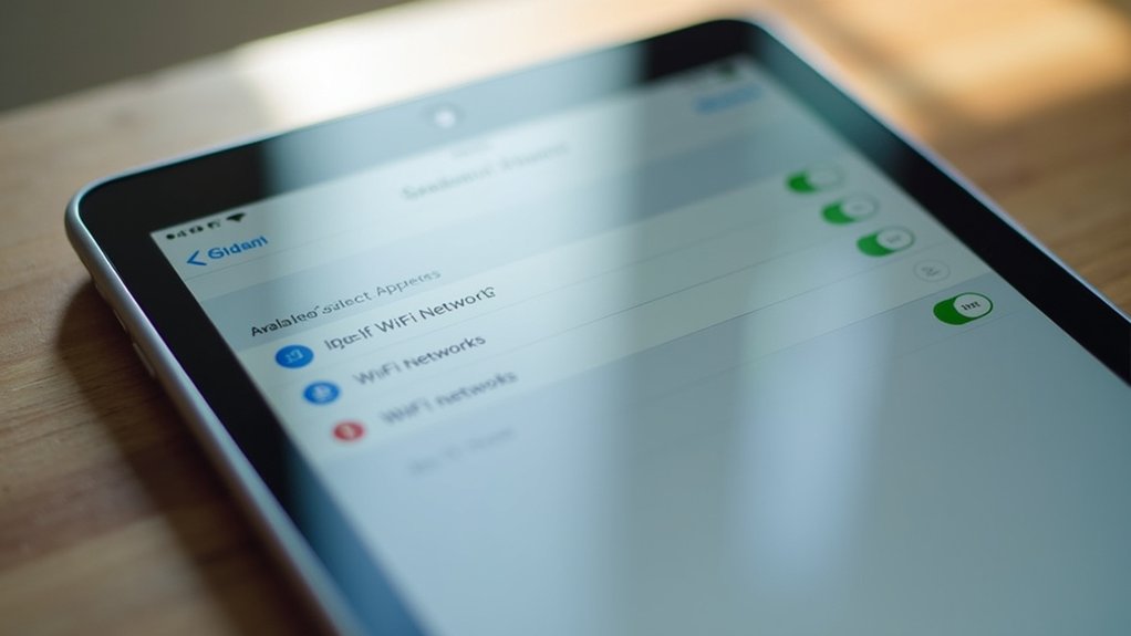 sprawdź ustawienia sieci Wi-Fi