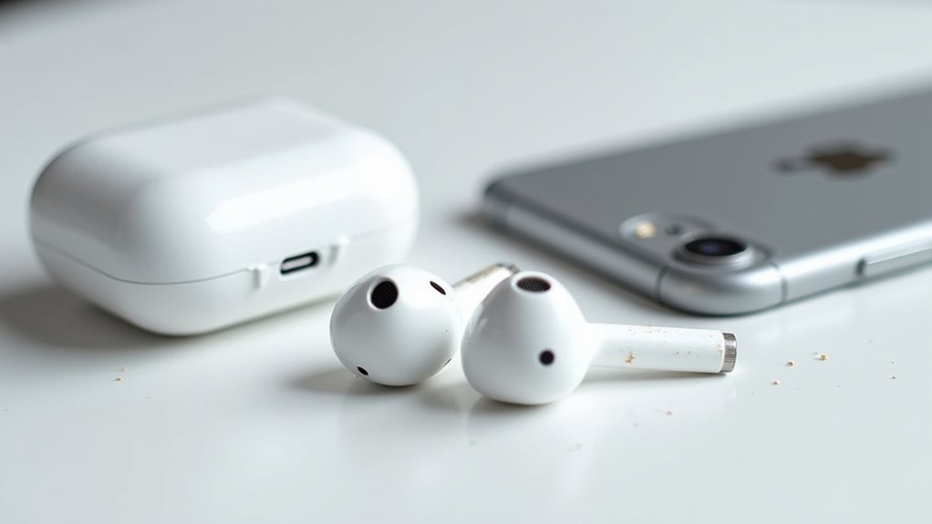 wyczyść dokładnie swoje słuchawki AirPods