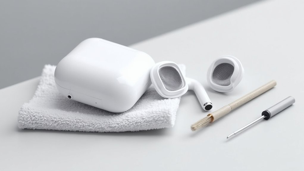 czyszczenie słuchawek airpods od dźwięku