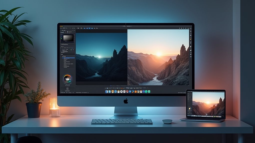 gradientowe zdjęcie kinematograficzne