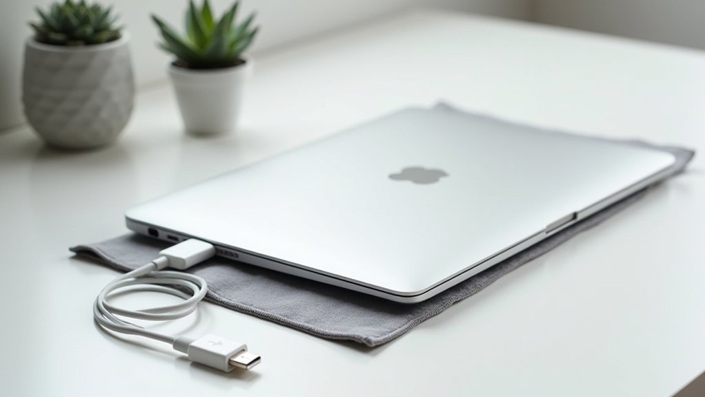 wytyczne dotyczące przechowywania nieużywanych MacBooków