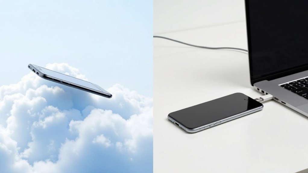 kopia zapasowa iCloud a kopia zapasowa komputera