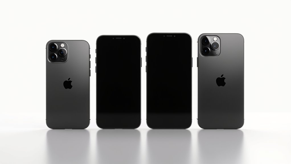 seria iPhone od standardowego do Pro Max