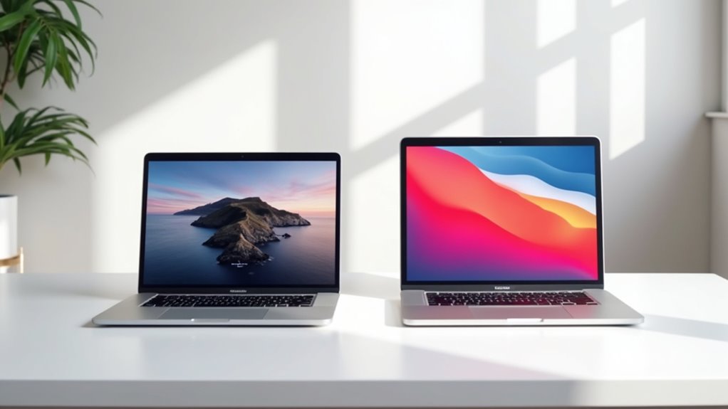 porównanie m2 vs m1