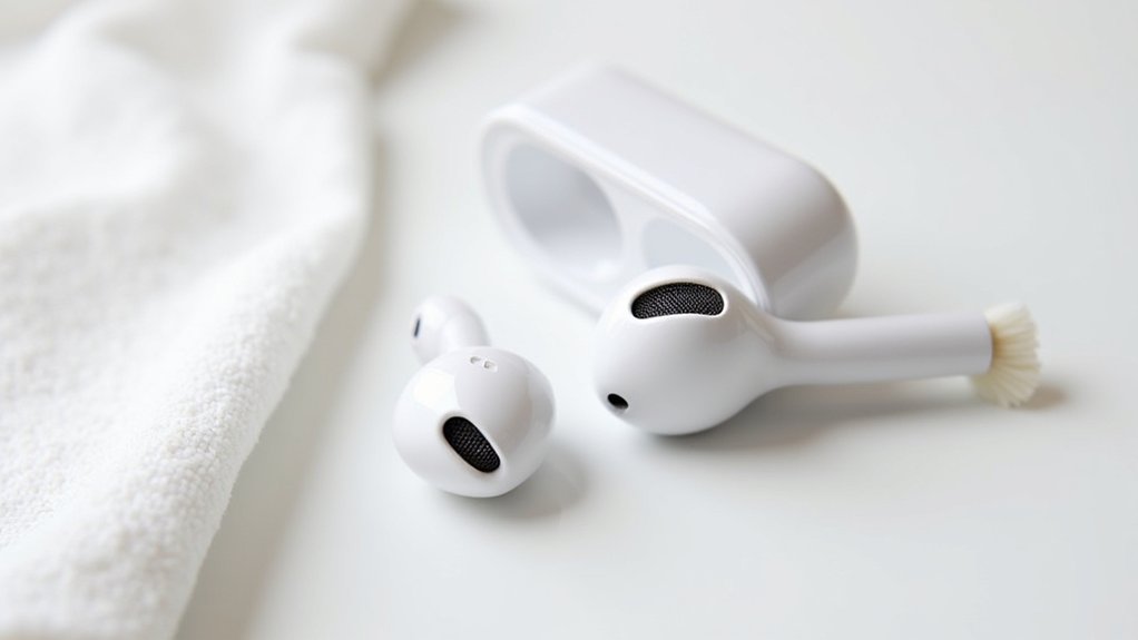 prawidłowe czyszczenie siatki AirPods