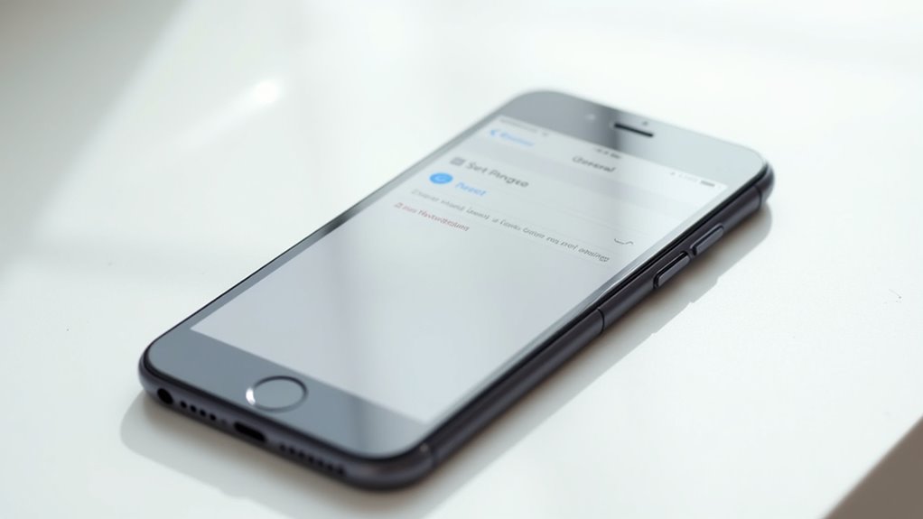 zresetuj ustawienia sieci iPhone
