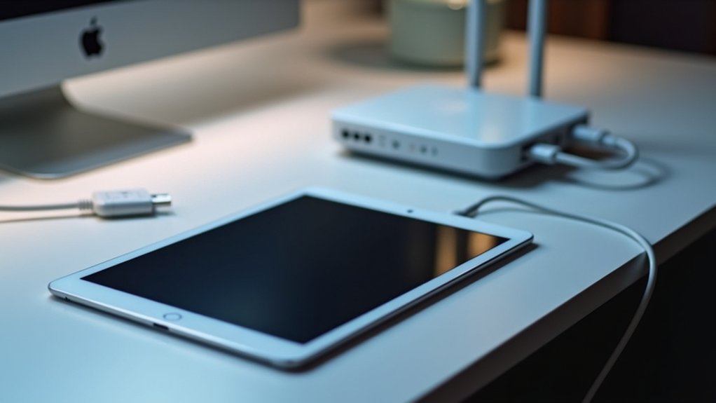 Zrestartuj iPad i sprzęt sieciowy