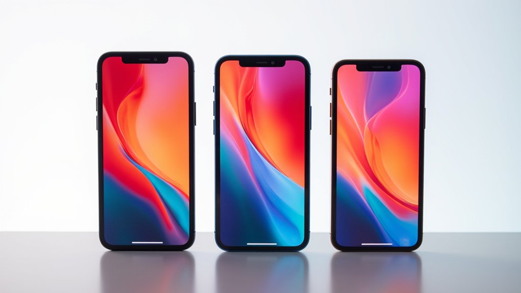 wpływ rodzaju ekranu na baterię