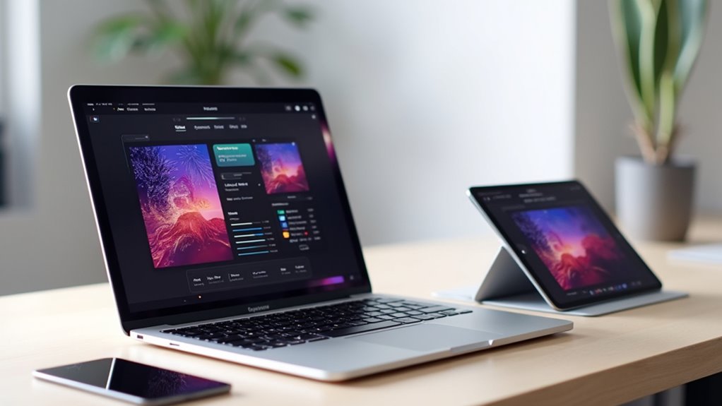 pasek boczny i kontrolki paska dotykowego