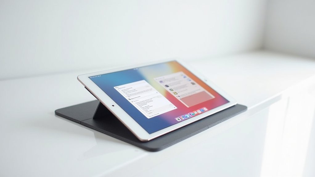 korzystanie z doku do podziału ekranu