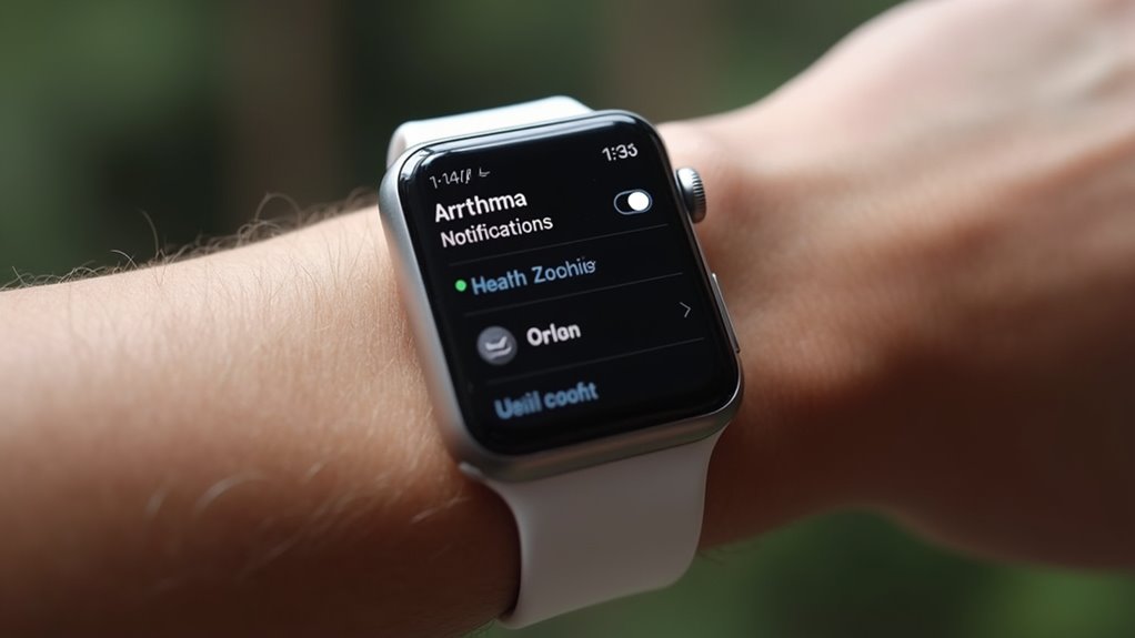 Alerty arytmii na Apple Watch