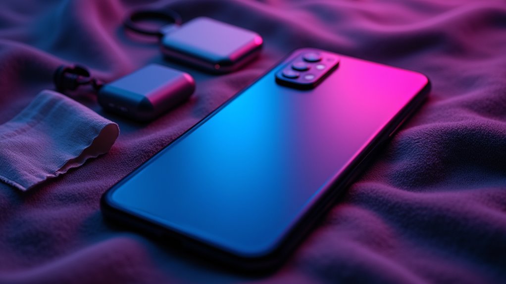 naładowany telefon, czyste soczewki, kopie zapasowe