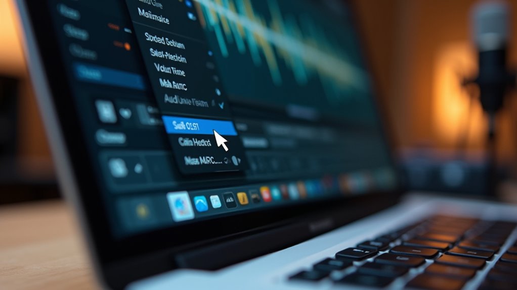 Wybierz loopback jako urządzenie wejściowe
