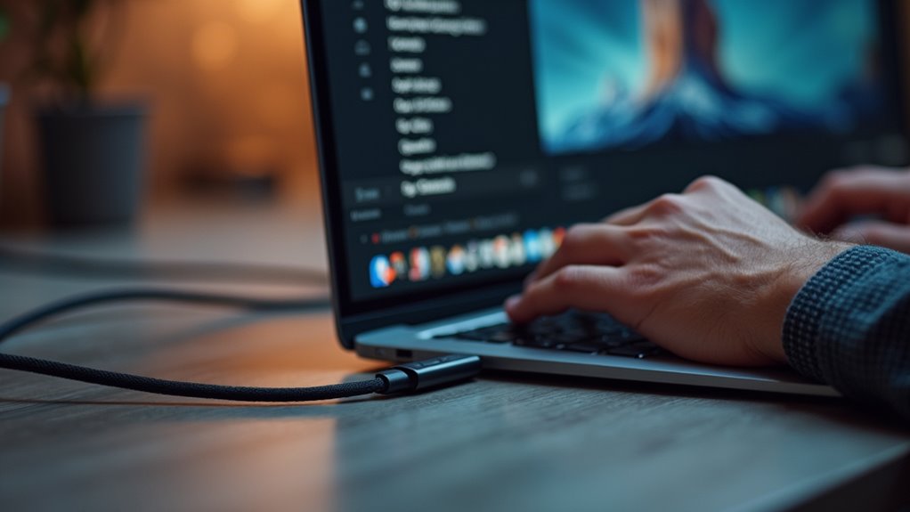 Wymuś wykrywanie zewnętrznego wyświetlacza na MacBooku