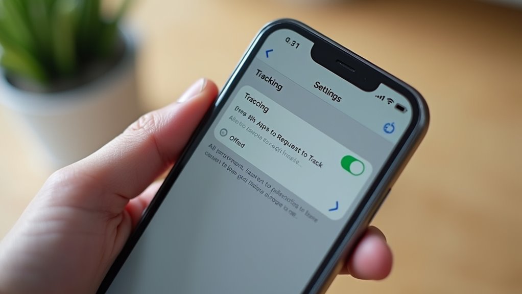 globalny tryb prywatności wyłączony na iPhone