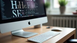 zarządzanie czcionkami w macOS