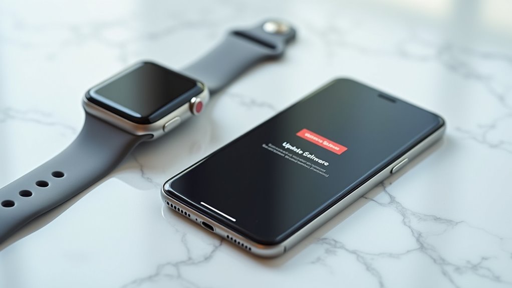 ręczna aktualizacja watchOS przez aplikację na iPhone'a