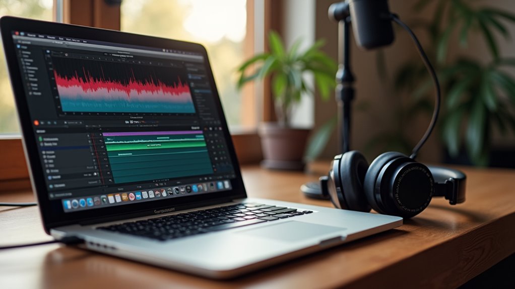 nagrywanie podcastu rozpocznij monitoruj ponów próbę zatrzymaj
