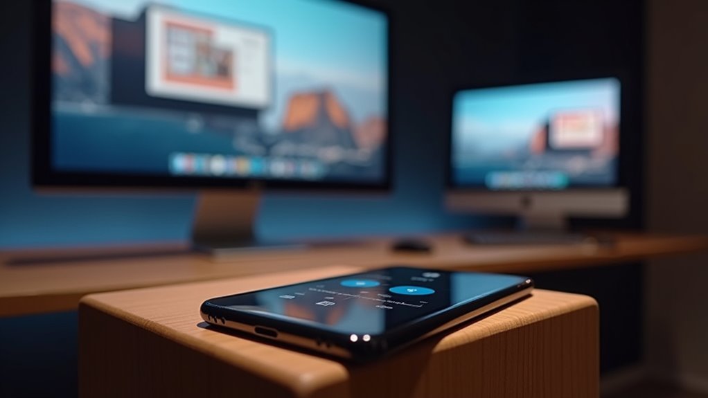 zdalny dostęp notatki z keynote teleprompterem