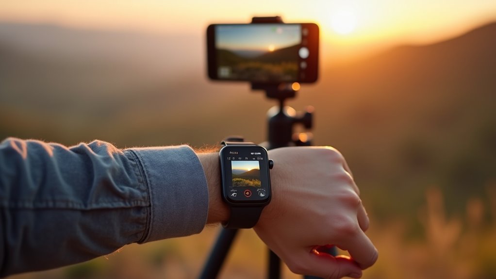 pilota zdalnego do aparatu iPhone z Apple Watch