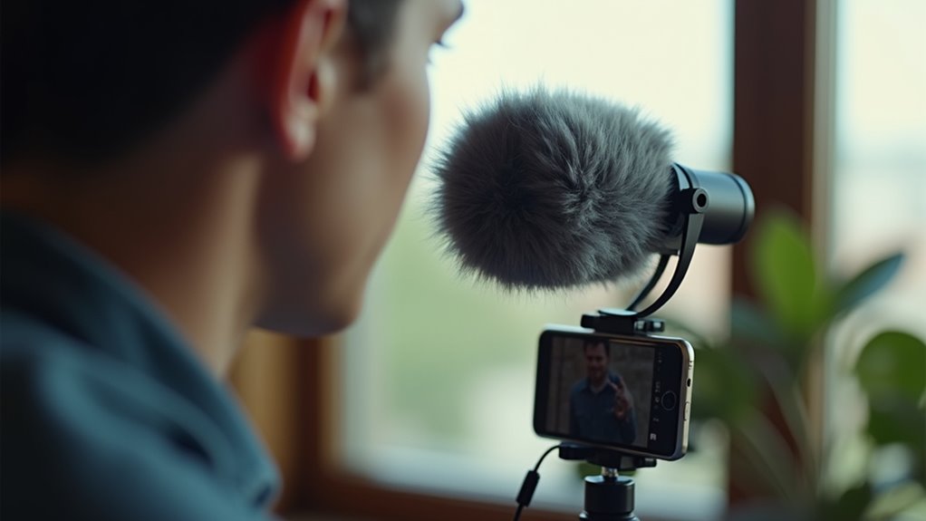mikrofony shotgun do dialogu przy siedzeniu (wywiad)