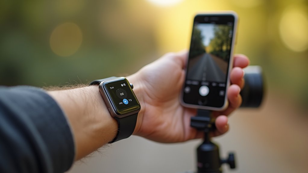 używanie Apple Watch jako zdalnego wyzwalacza
